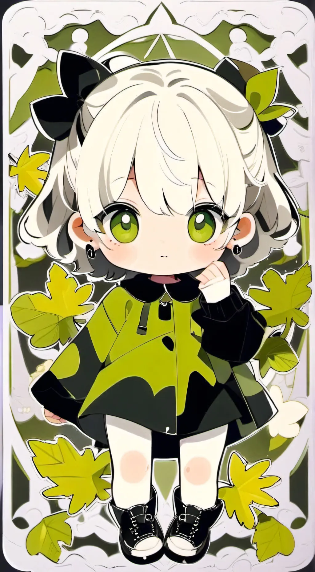 ai character: Cute toddler background