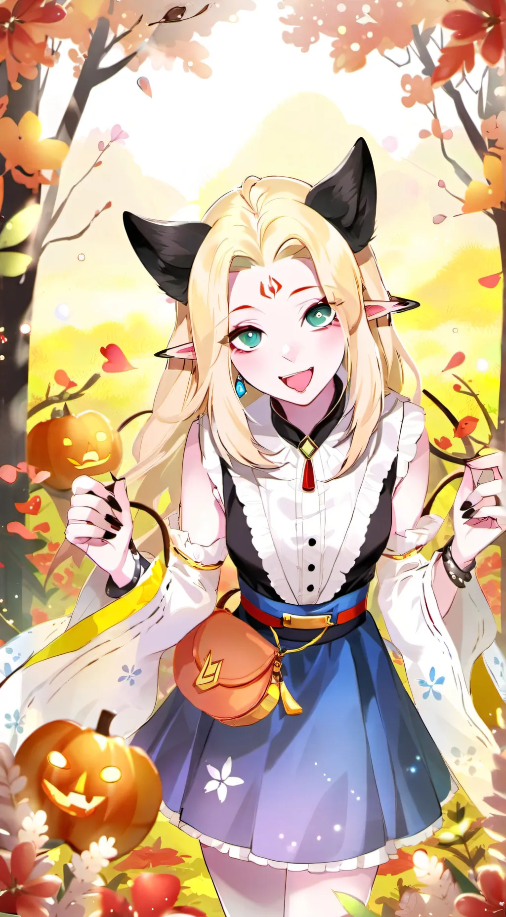 ai character: Zoey Kpop demon background