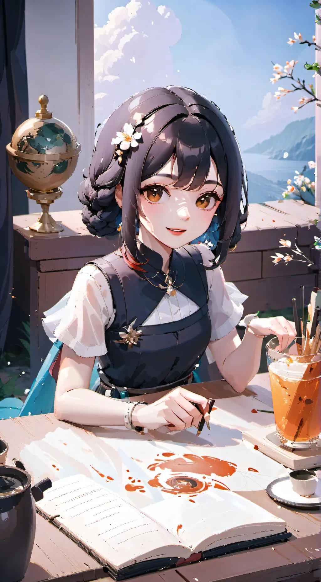 ai character: yumi background