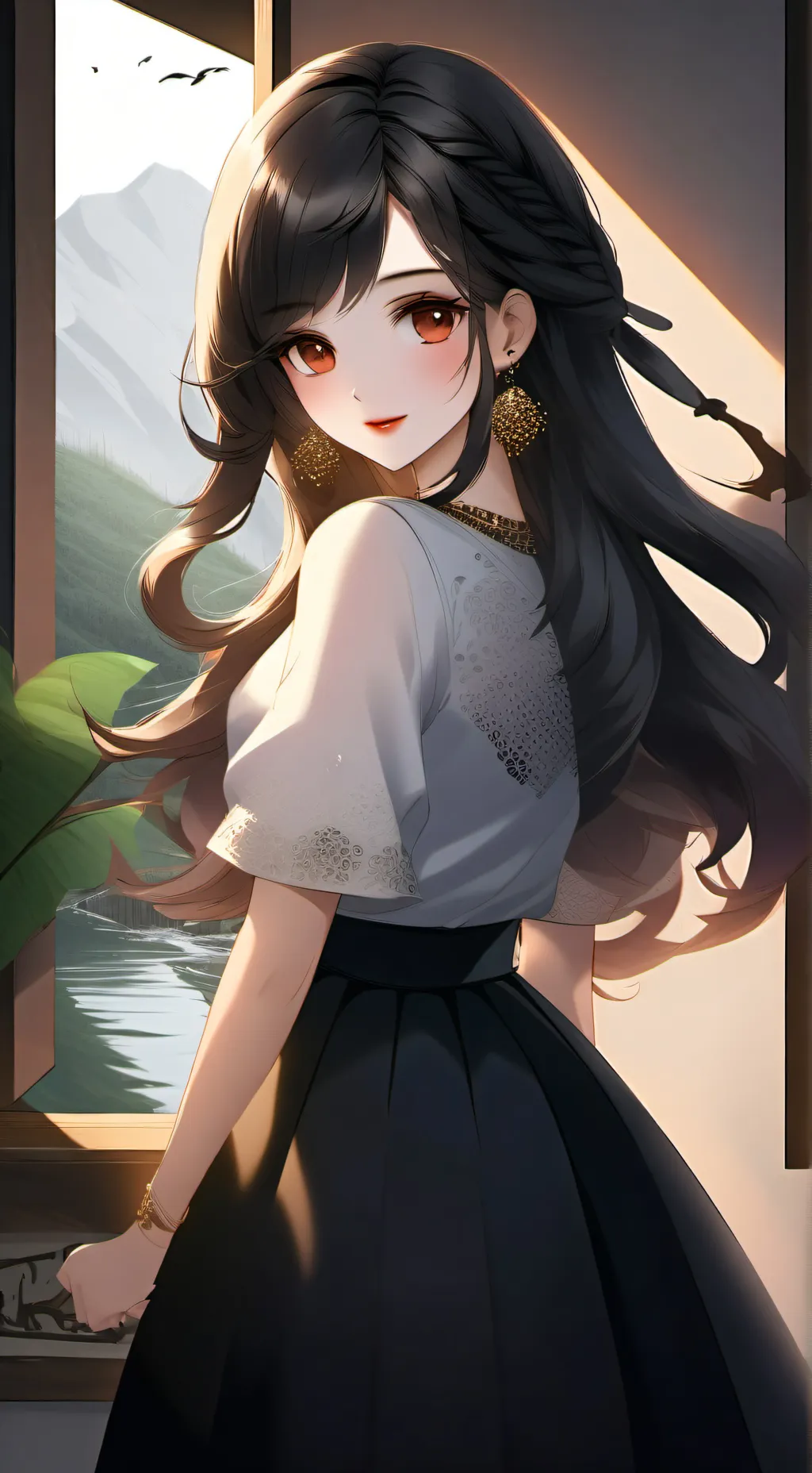 ai character: Skye - [Unknow] background