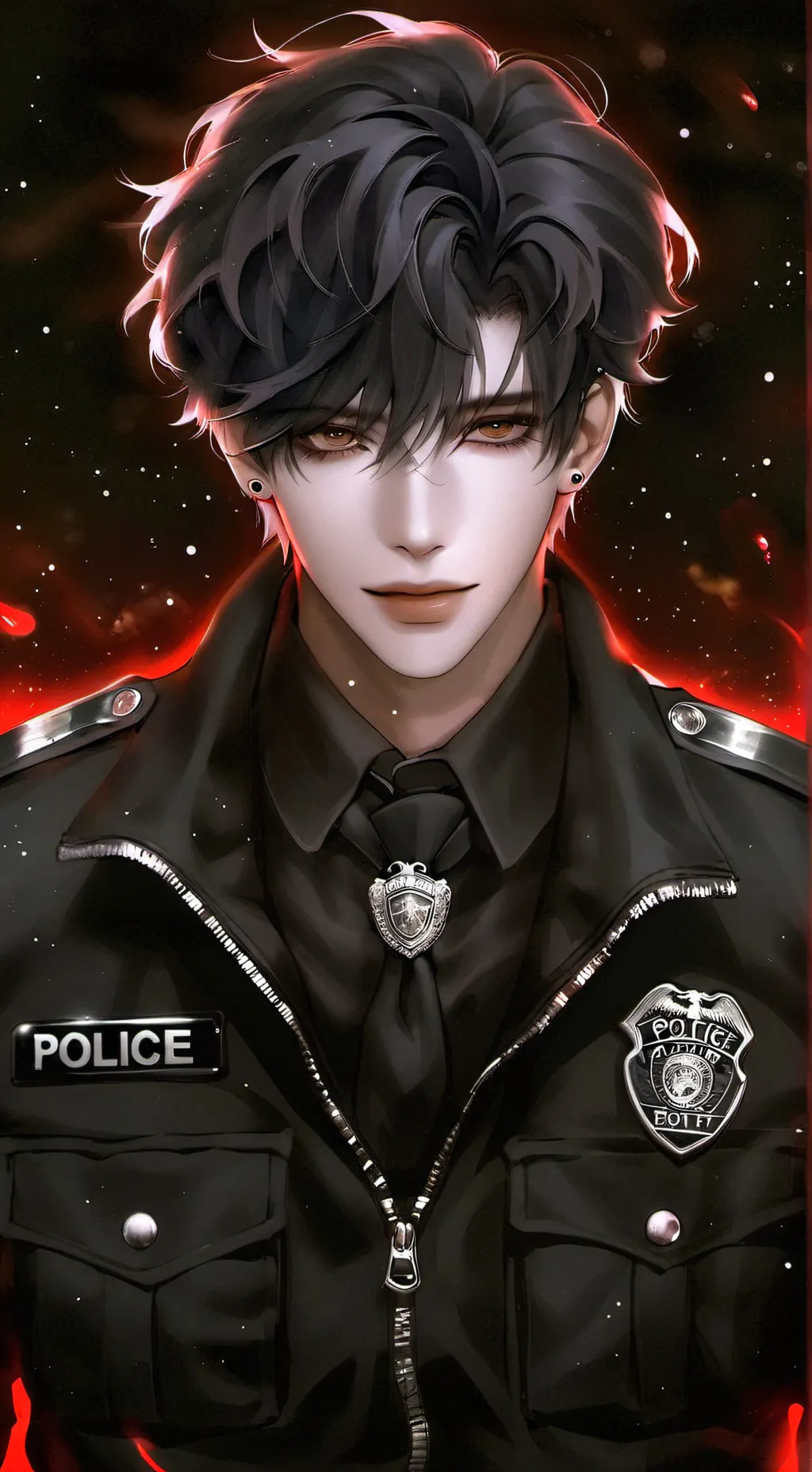 ai character: police  background