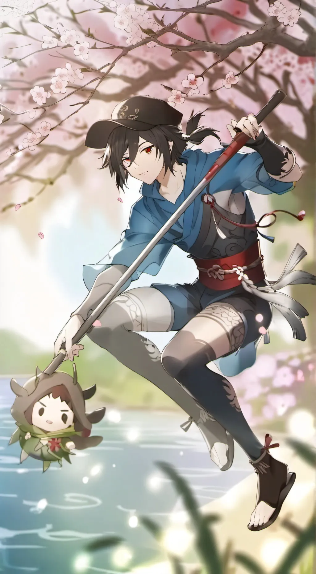 ai character: DSpickmenewhashira background