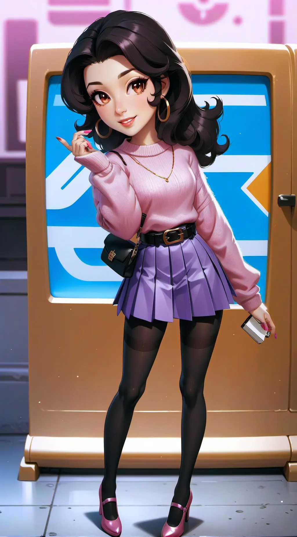 ai character: Judy Alvarez Cruz  background