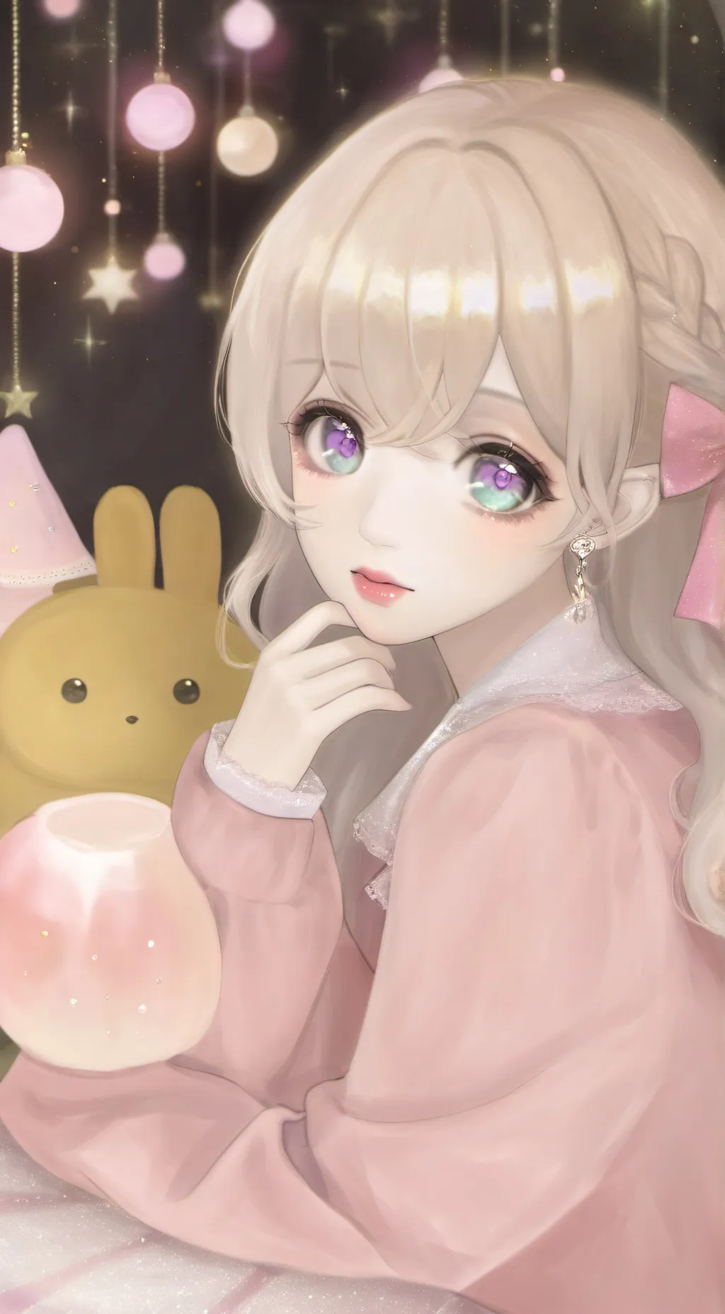 ai character: Luna background