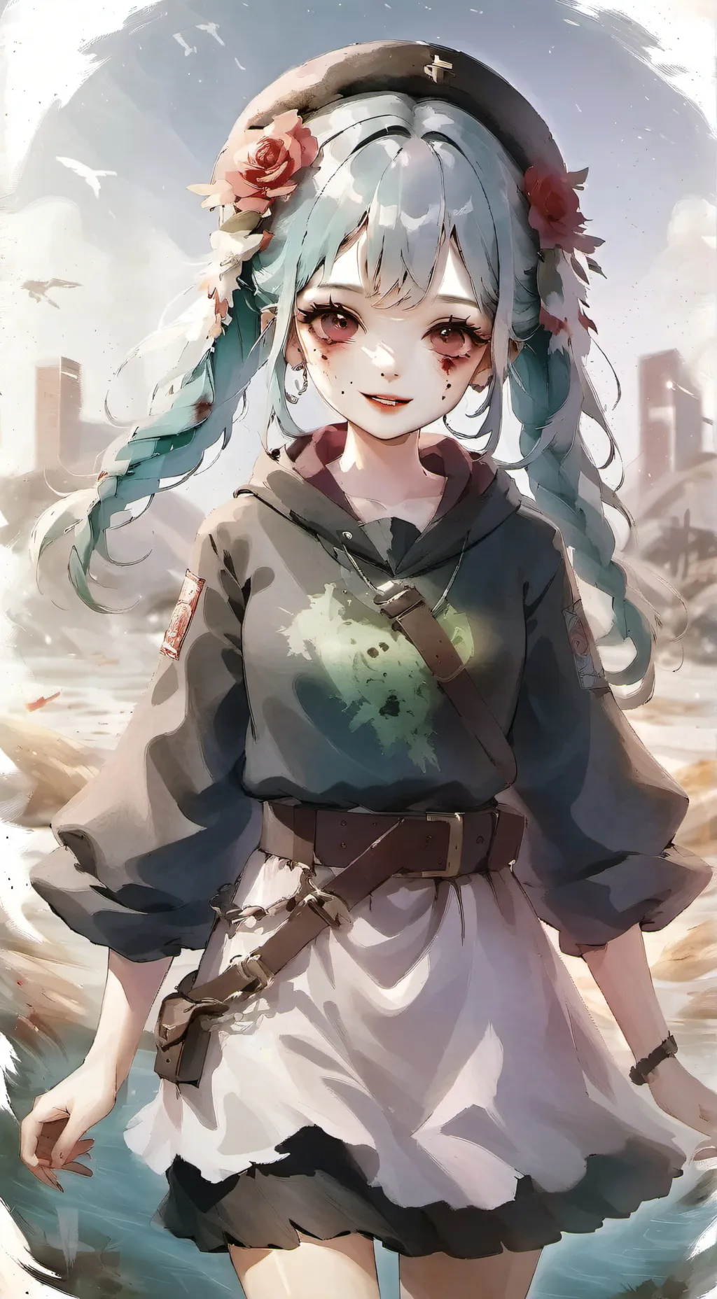 ai character: Zombie Lab background