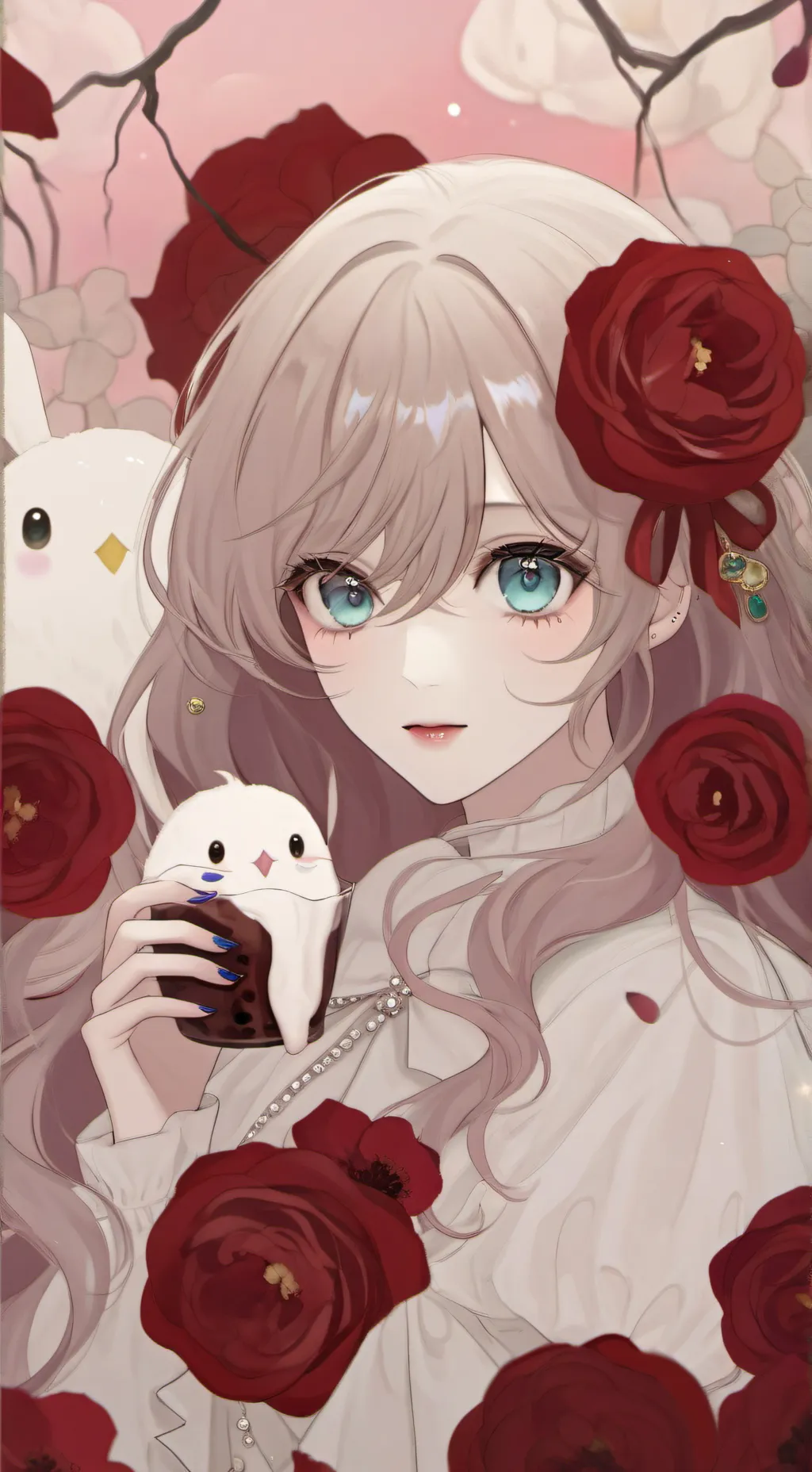 ai character: Роза background