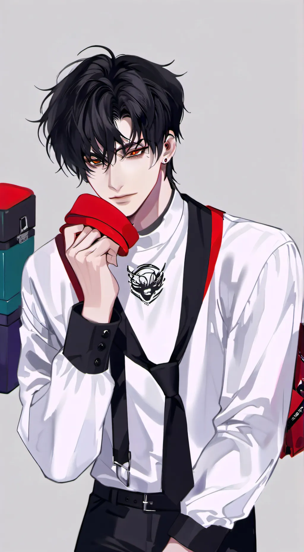 ai character: /•Cezar🤑(ˊᗜˋ*)♡\ background