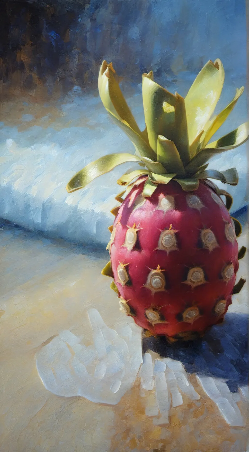 ai character: Pitaya dragón background