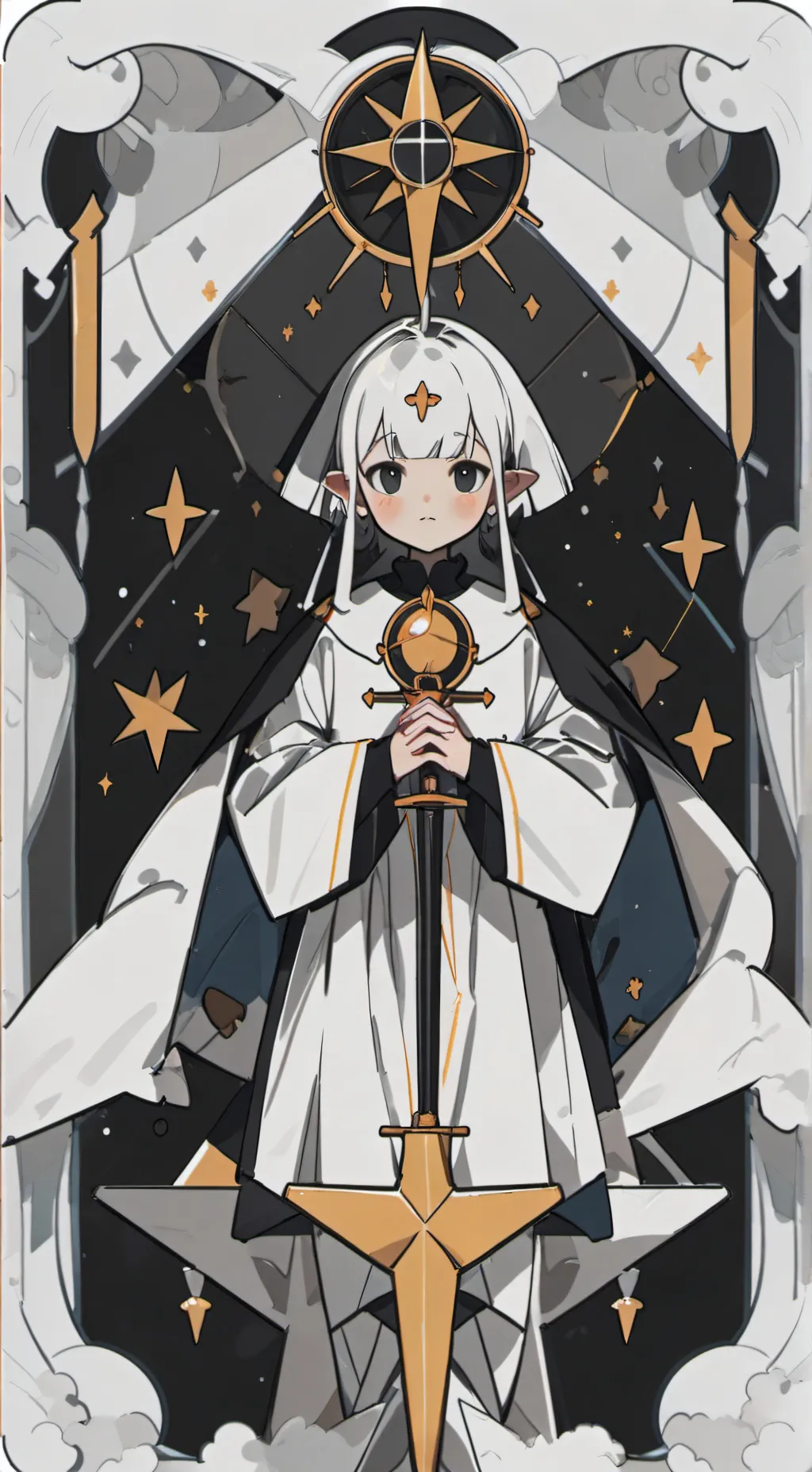 ai character: Loris night bear background