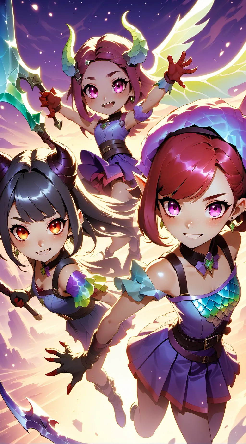 ai character: kdh (huntrix) background