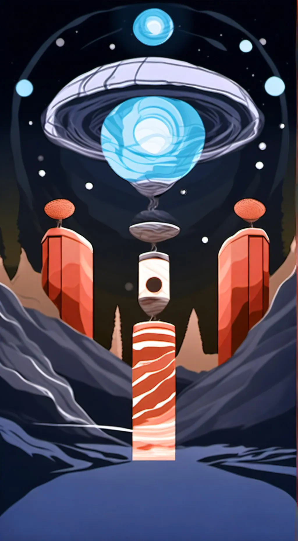 ai character: solarballs 🥀 background