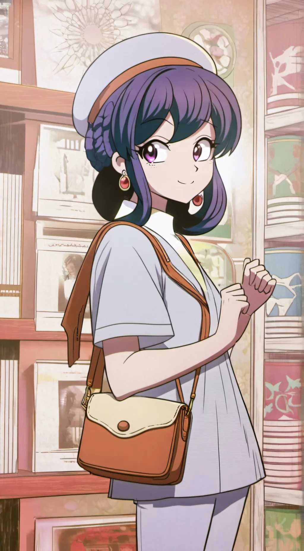 ai character: •Evie Scar• background