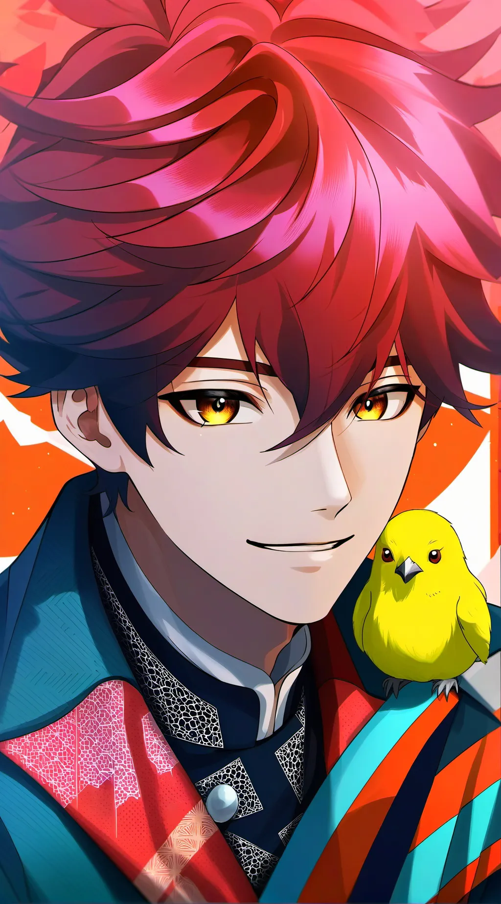 ai character: lav background