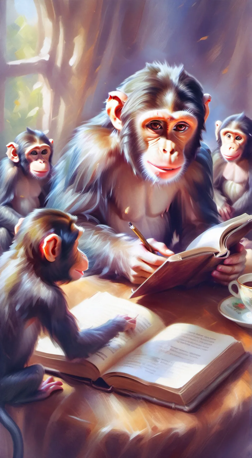 ai character: DUMB SCHOOL 2 background