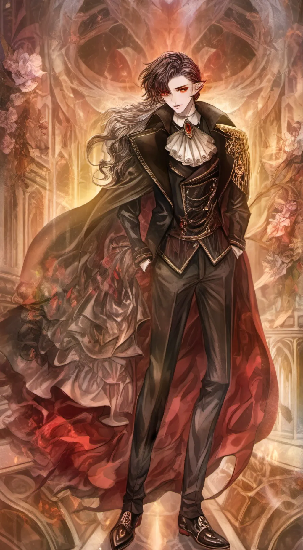 ai character: Vampire king background