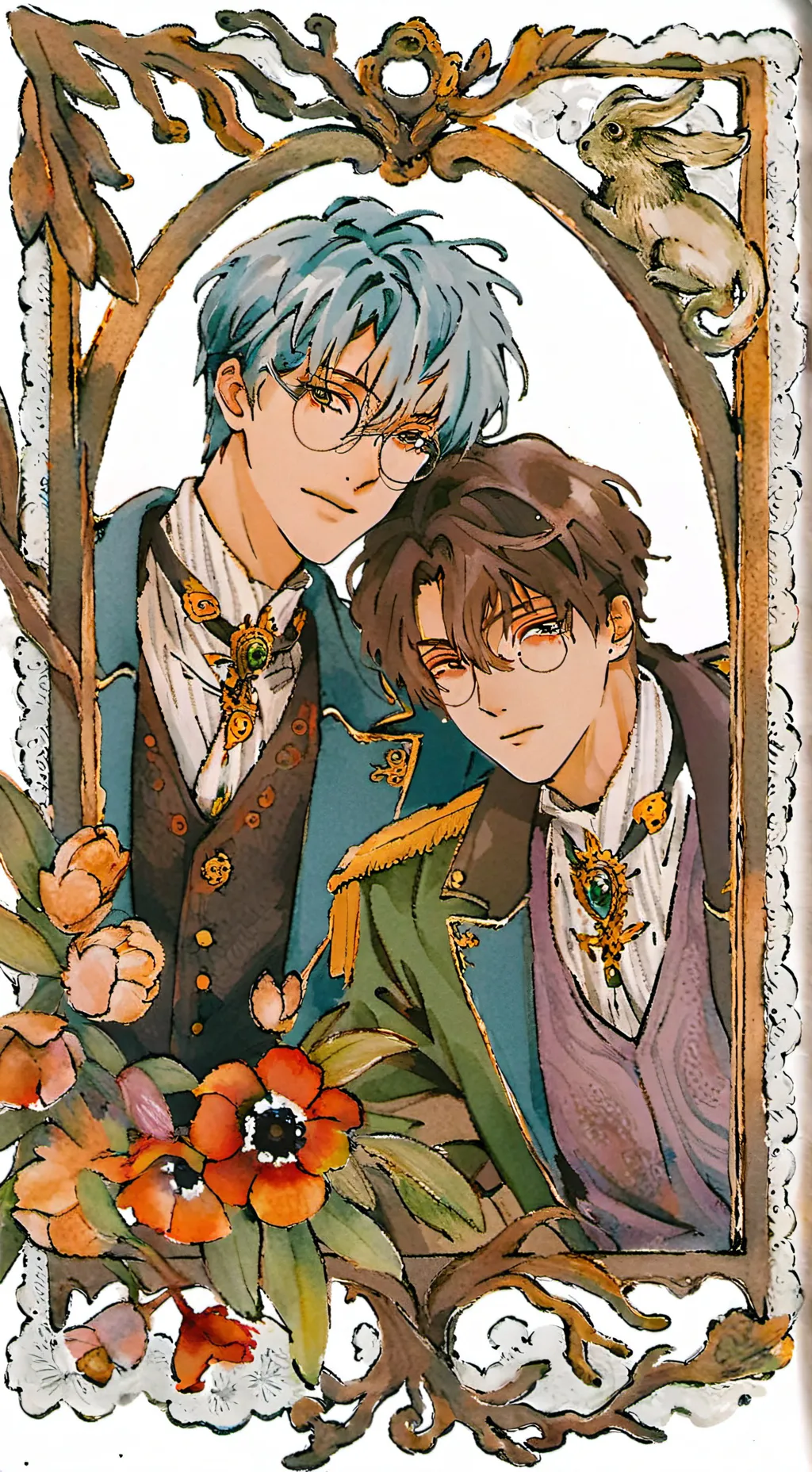 ai character: Drarry Omegaverse  background