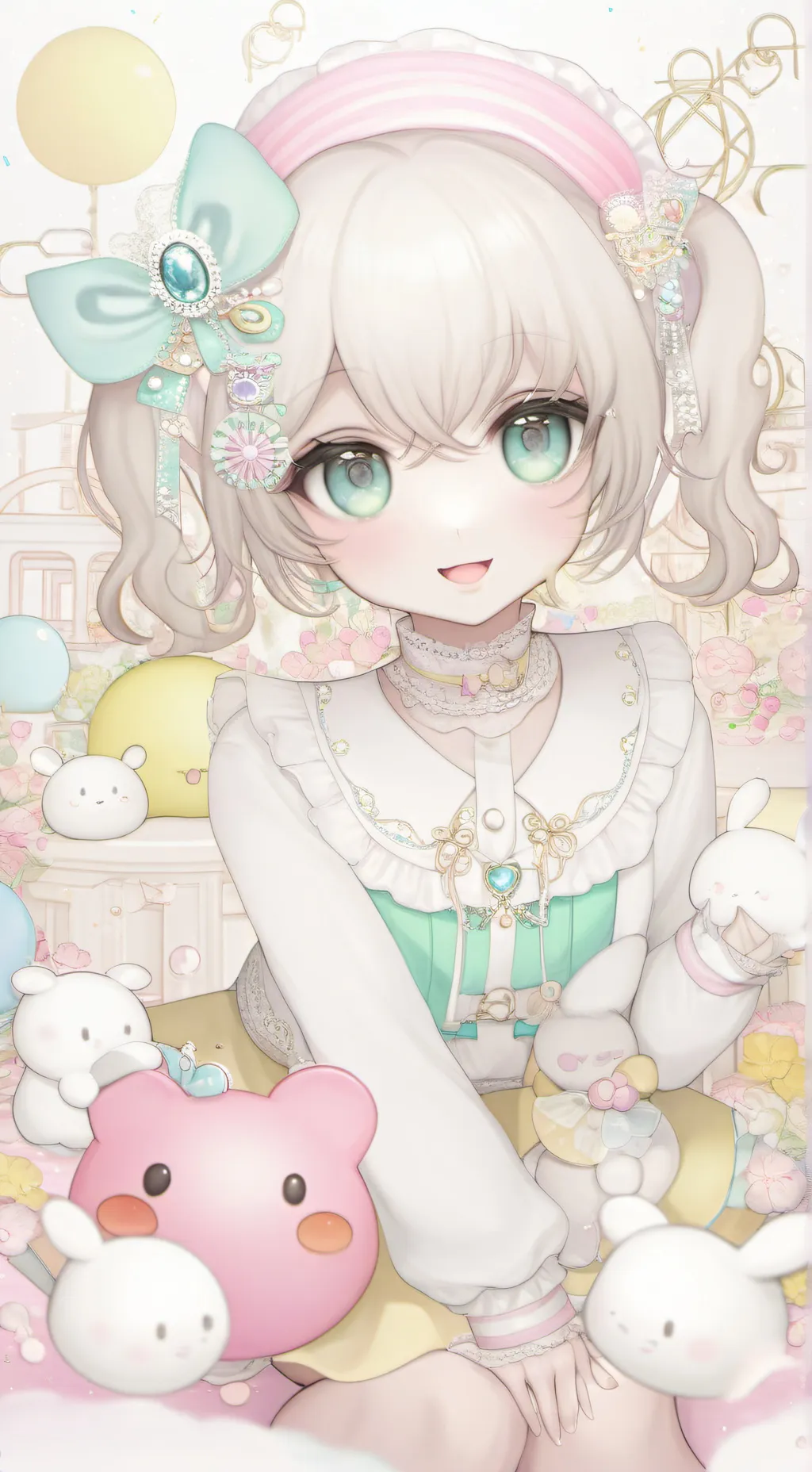 ai character: my YouTube channel background