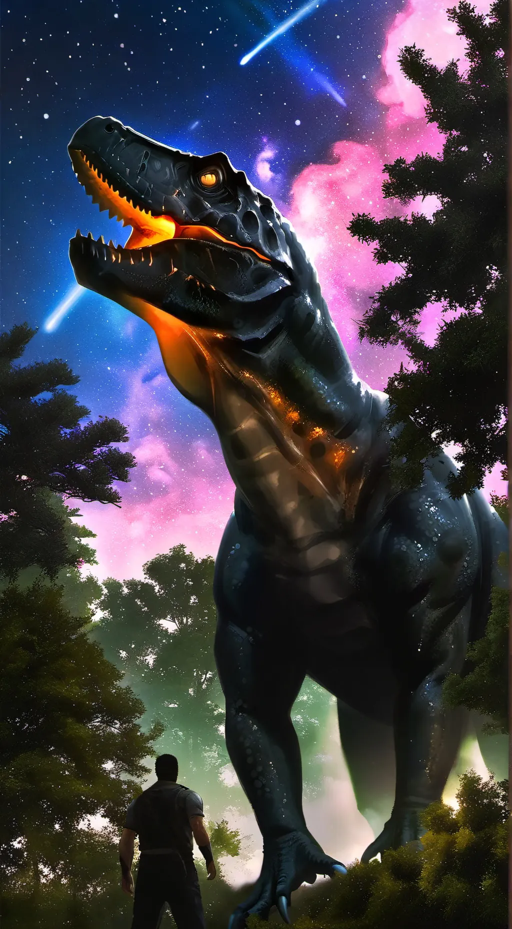 ai character: avengers au  background