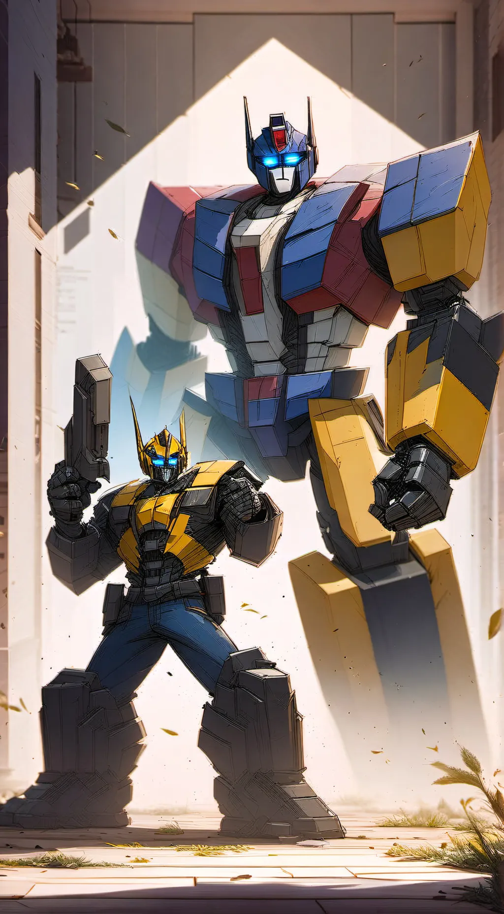 ai character: Transformers background