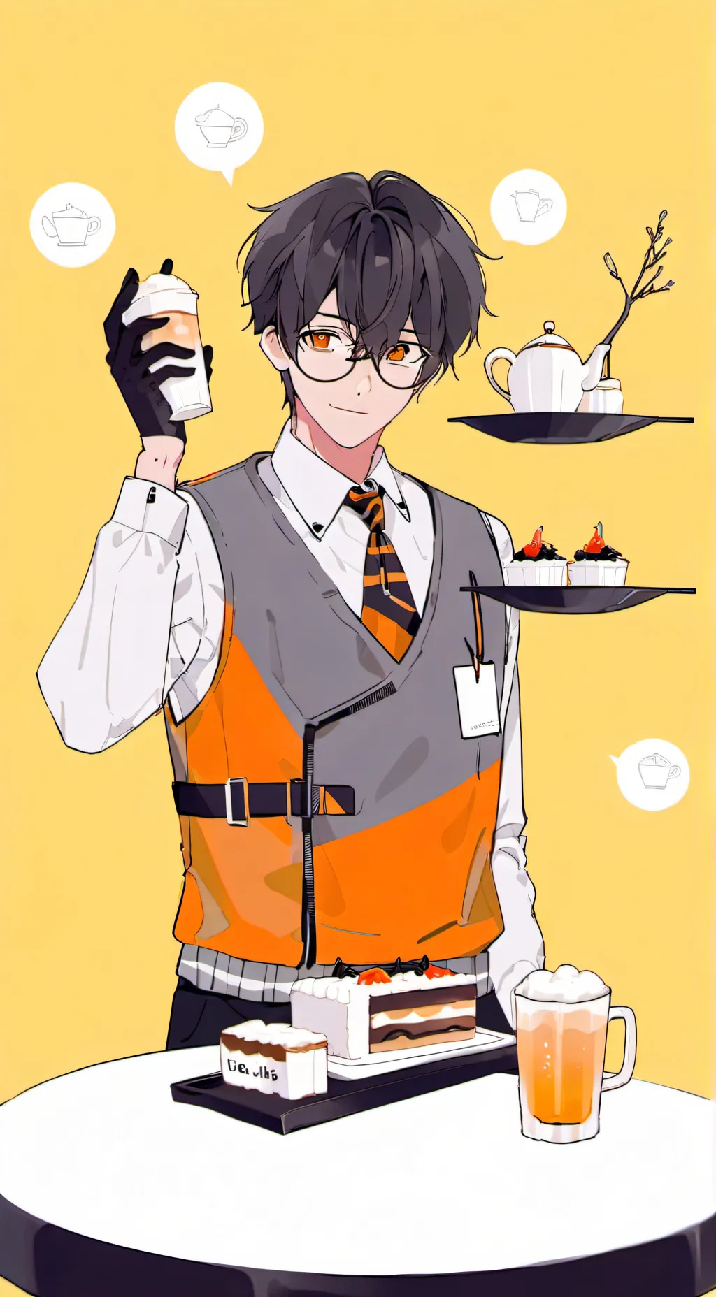 ai character: Andres ☕️ background