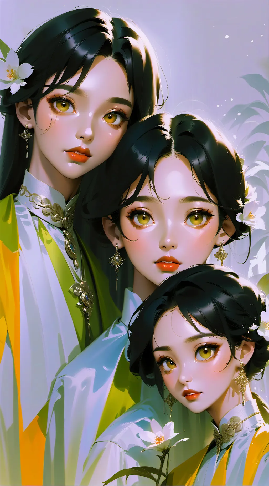 ai character: Michelle, Val,noco background