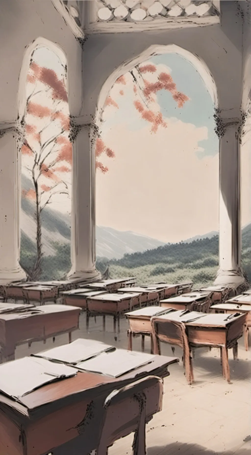 ai character: escola da escola  background