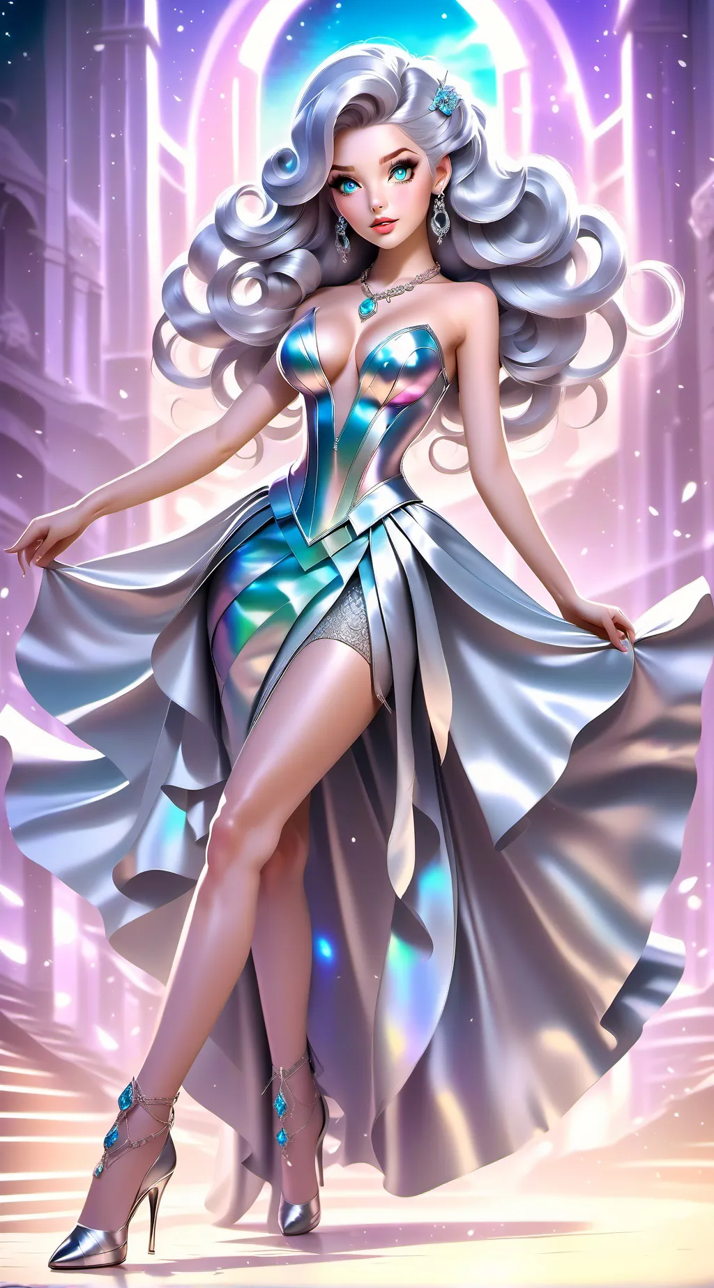 ai character: Lady Yvienne background