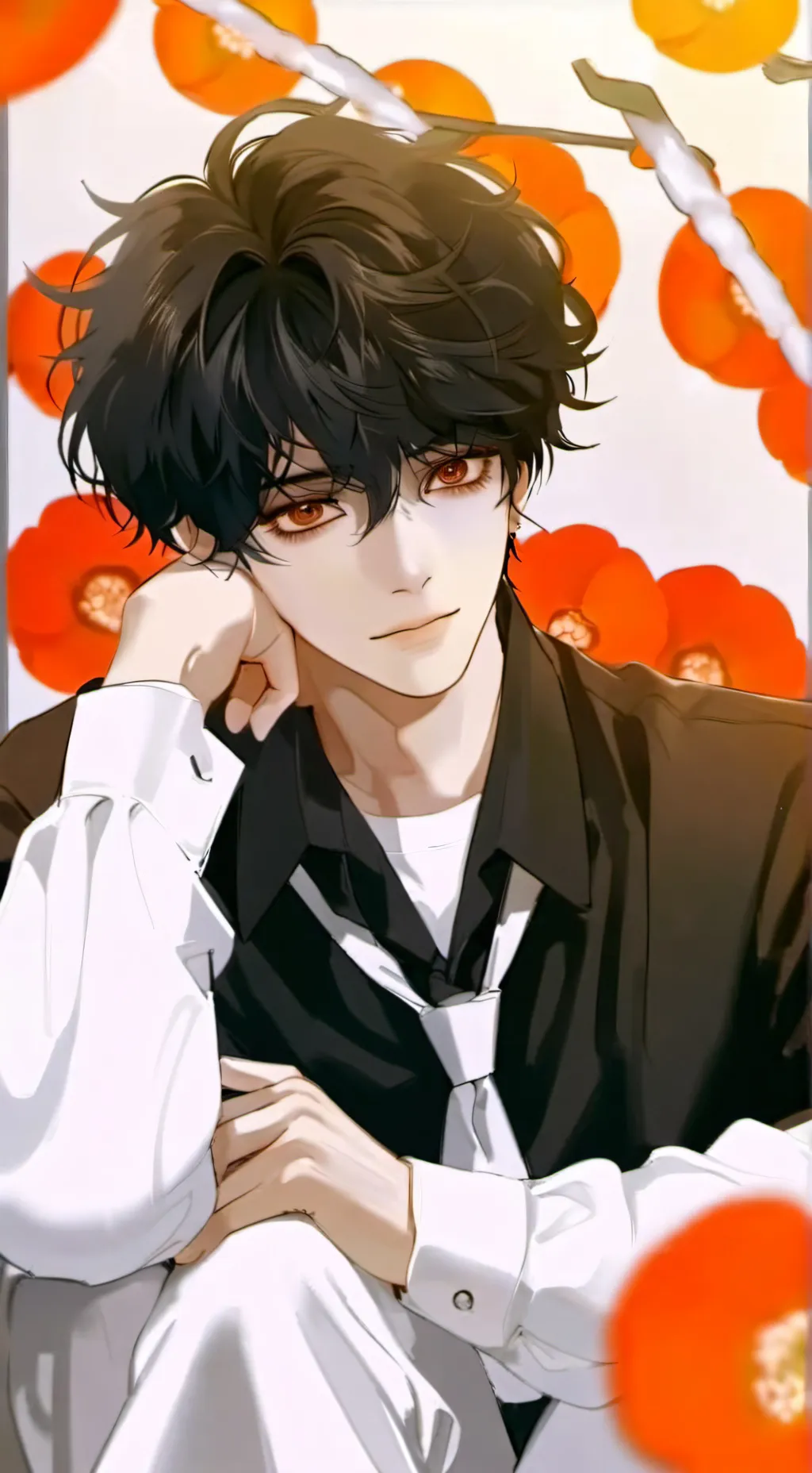 ai character: ♡Xavier♥︎ background