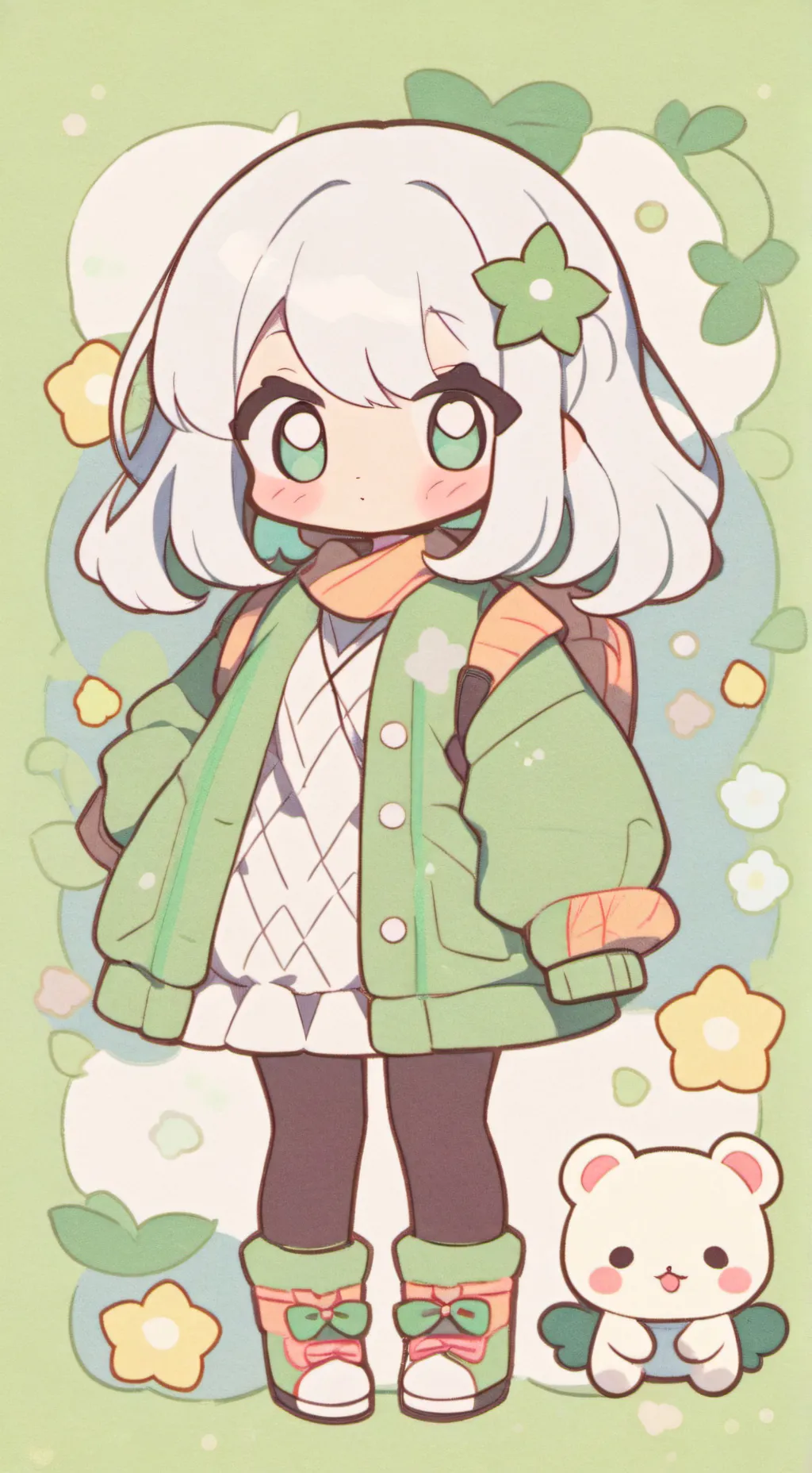 ai character: 🌟mis estrellas🌟 background