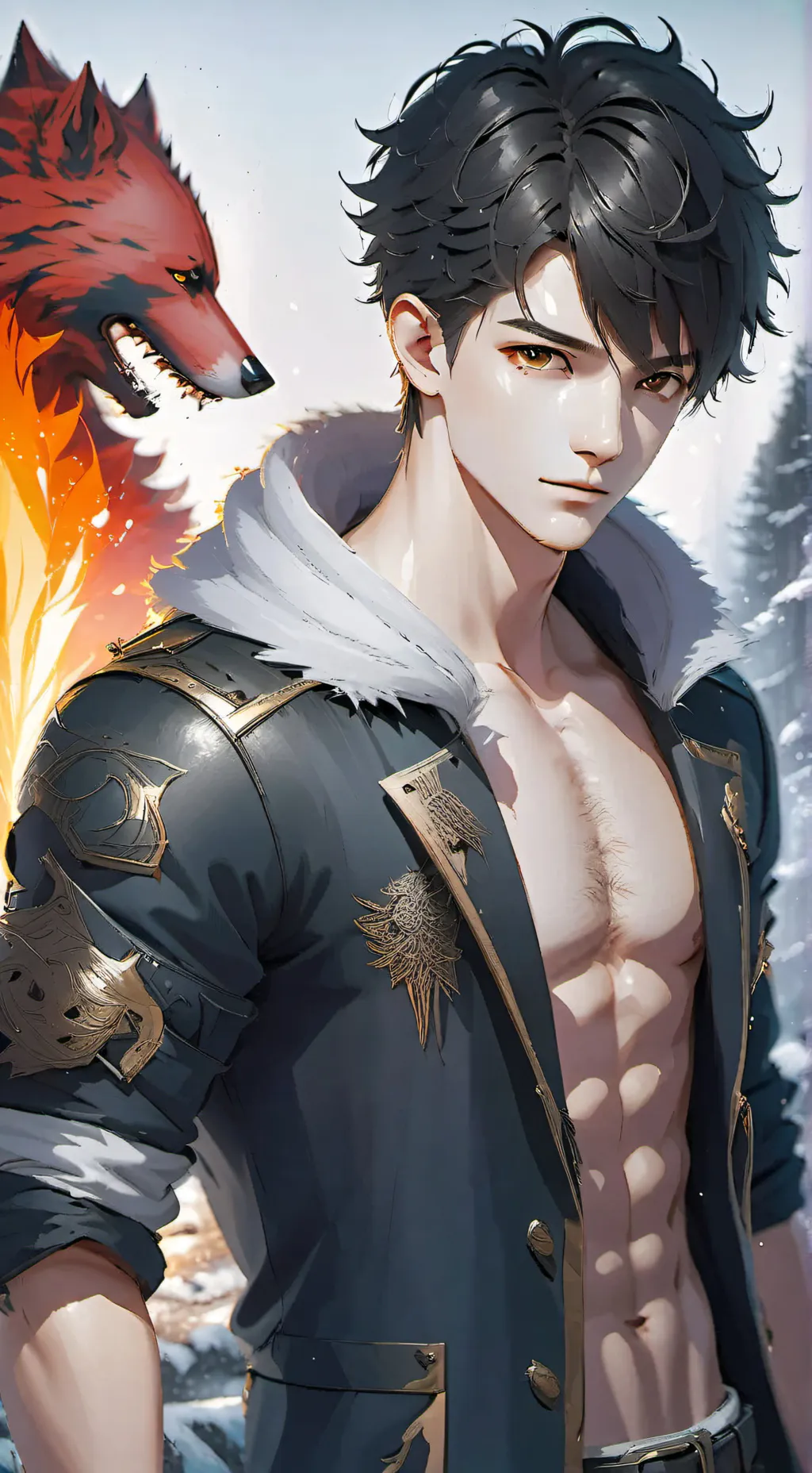 ai character: mark background