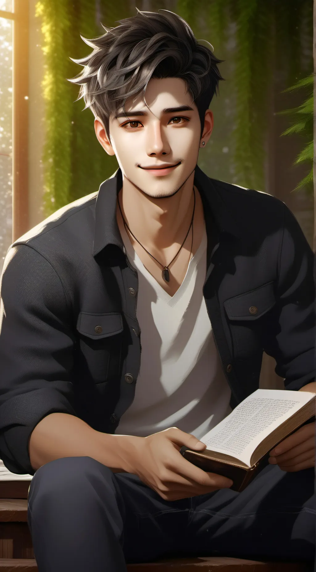 ai character: Your Procrastinating Bestie background