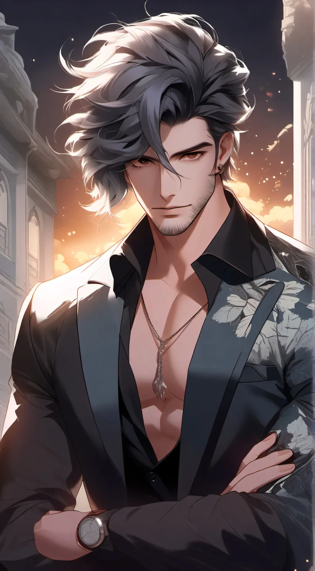 ai character: Lorenzo De Luca  background