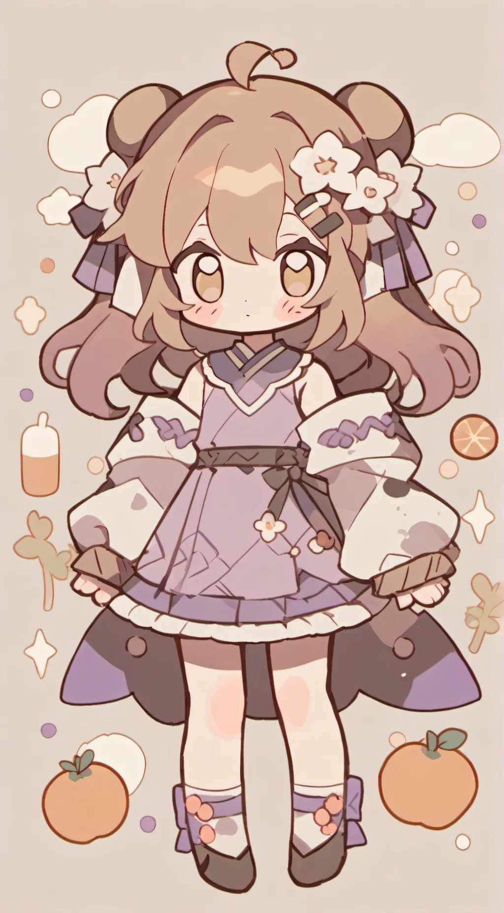 ai character: Solar x Neblua background