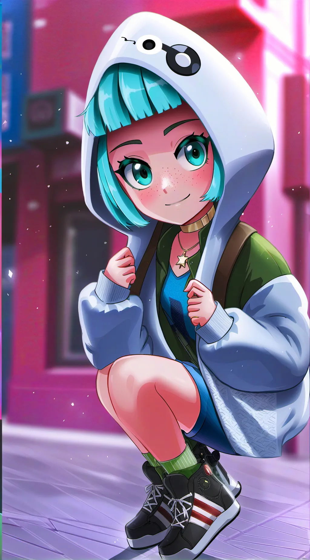 ai character: Luna background