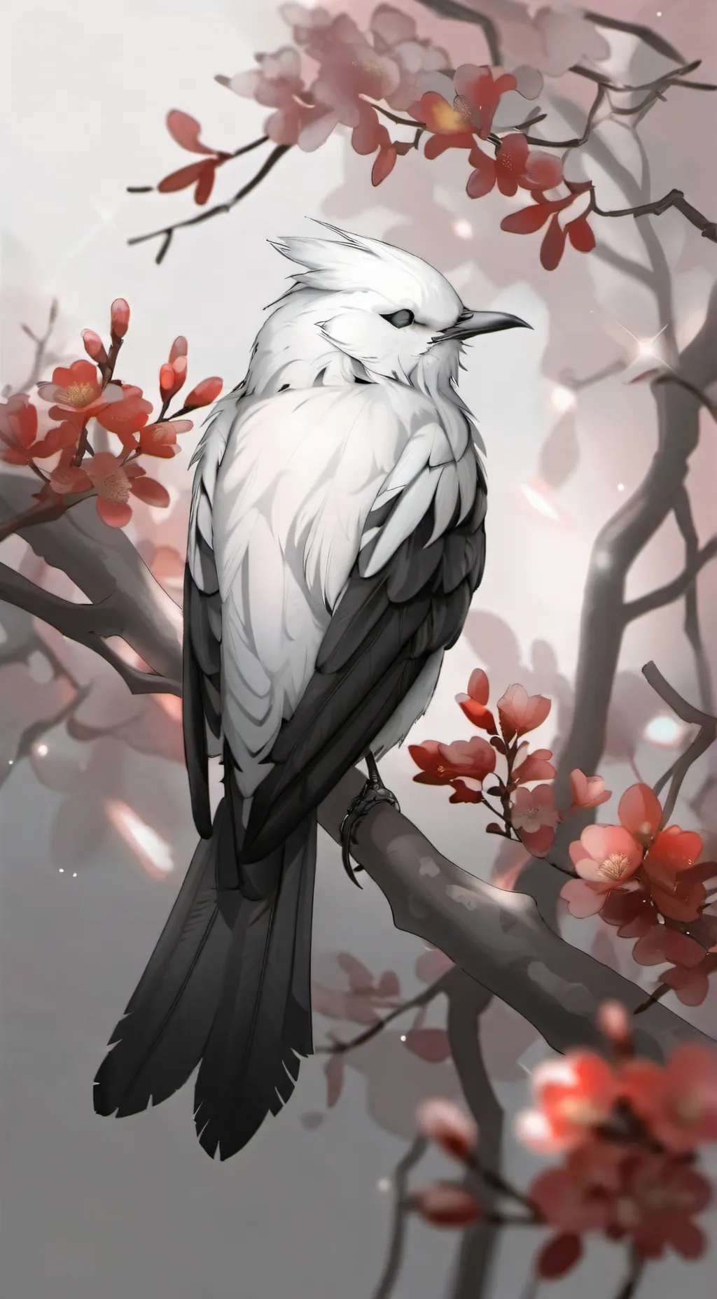ai character: bird background