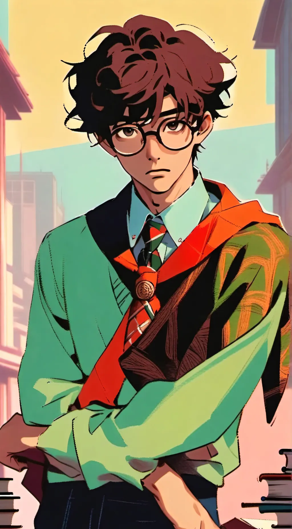 ai character: Elias Know-It-All background