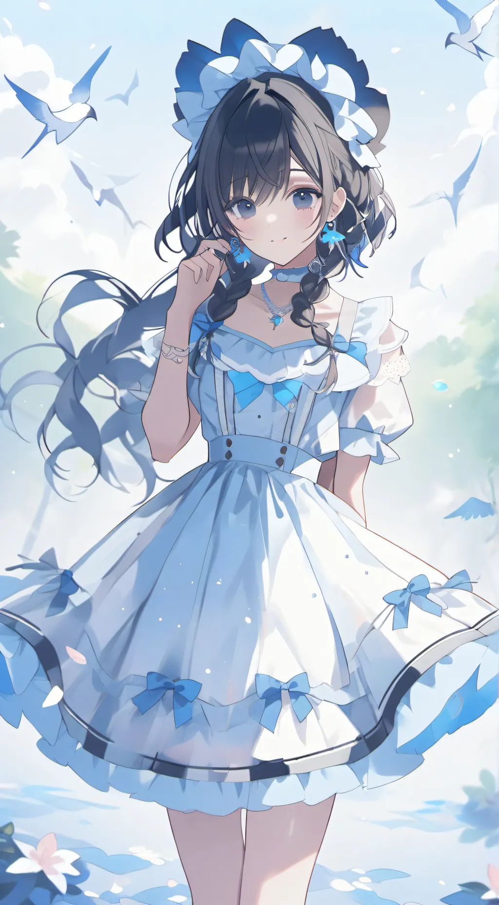 ai character: hole background