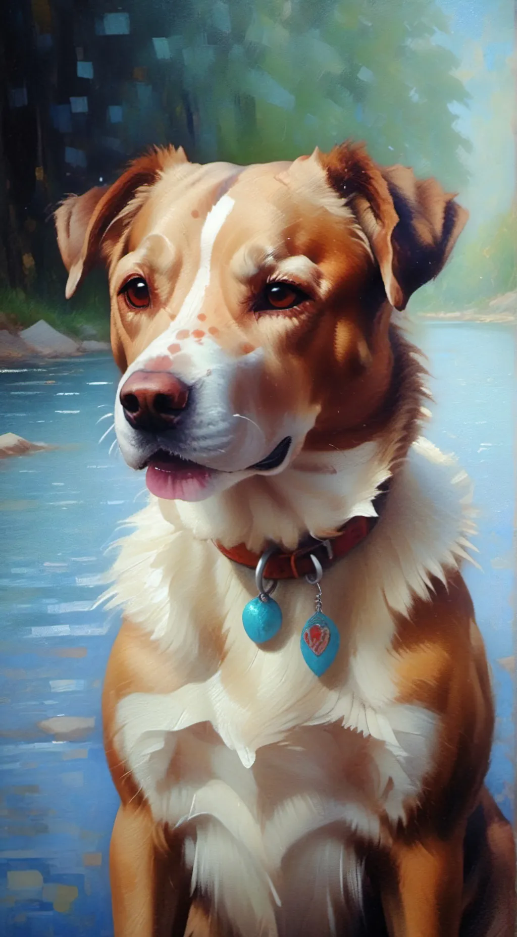 ai character: lunaaa background