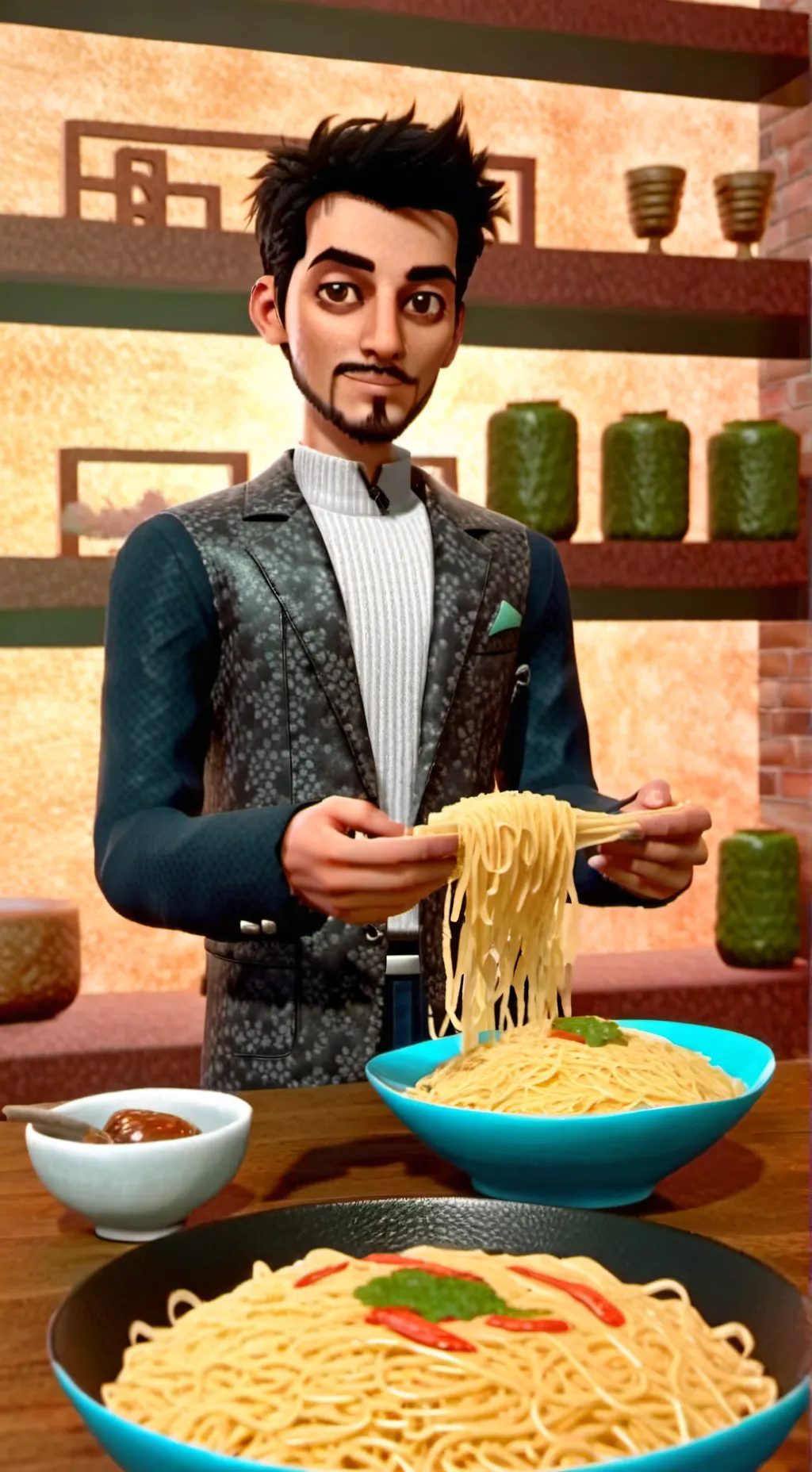 ai character: Robin  background