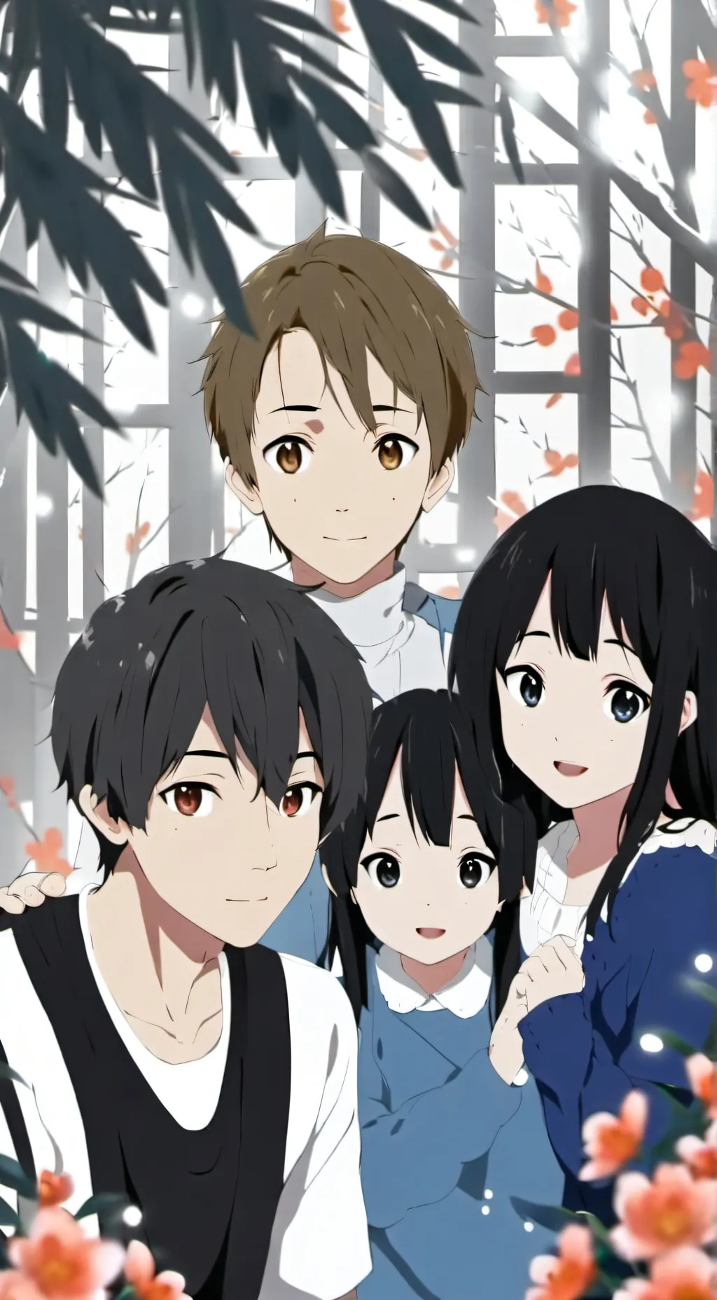 ai character: Big family  background