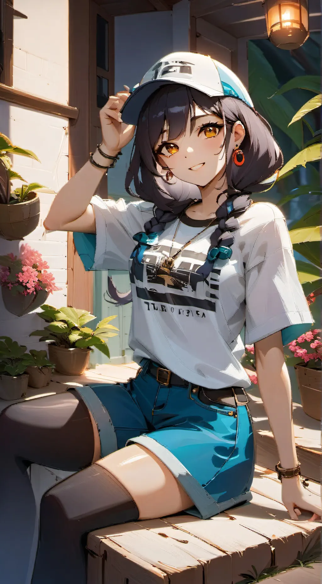 ai character: milia background