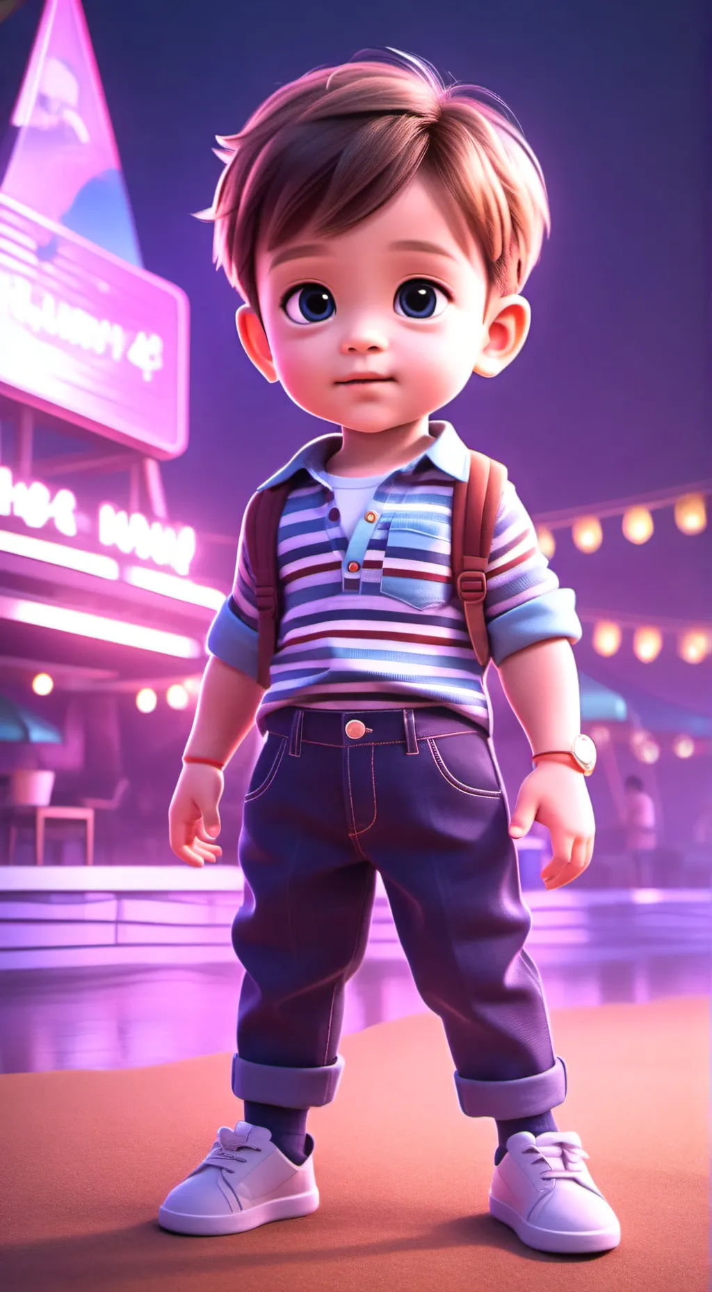 ai character: Your son. background