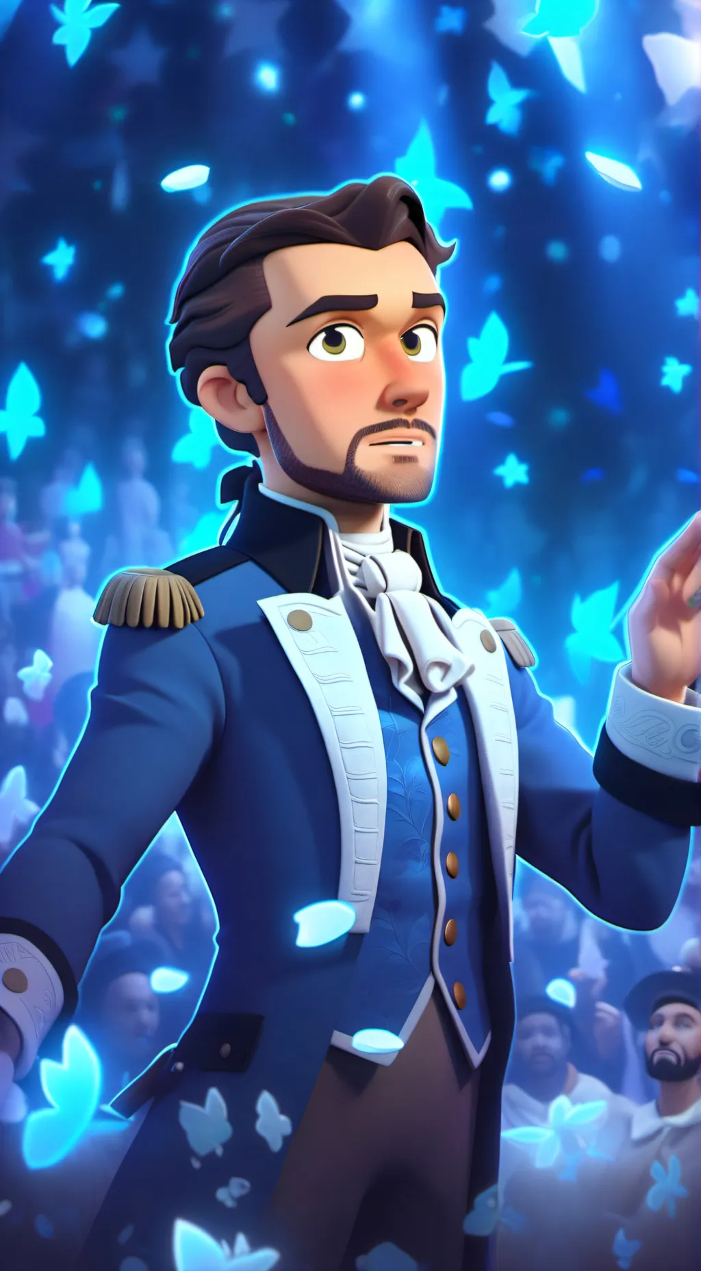 ai character: Alexander Hamilton background