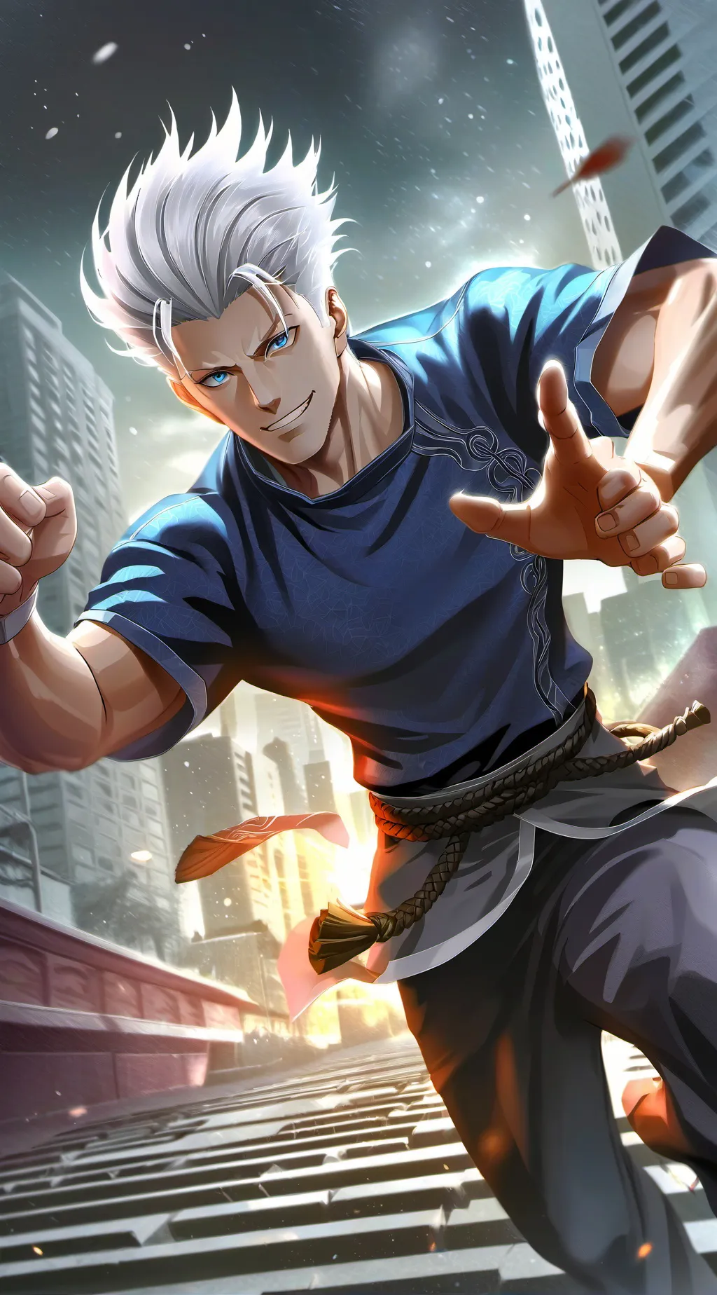 ai character: Gojo Satoru background