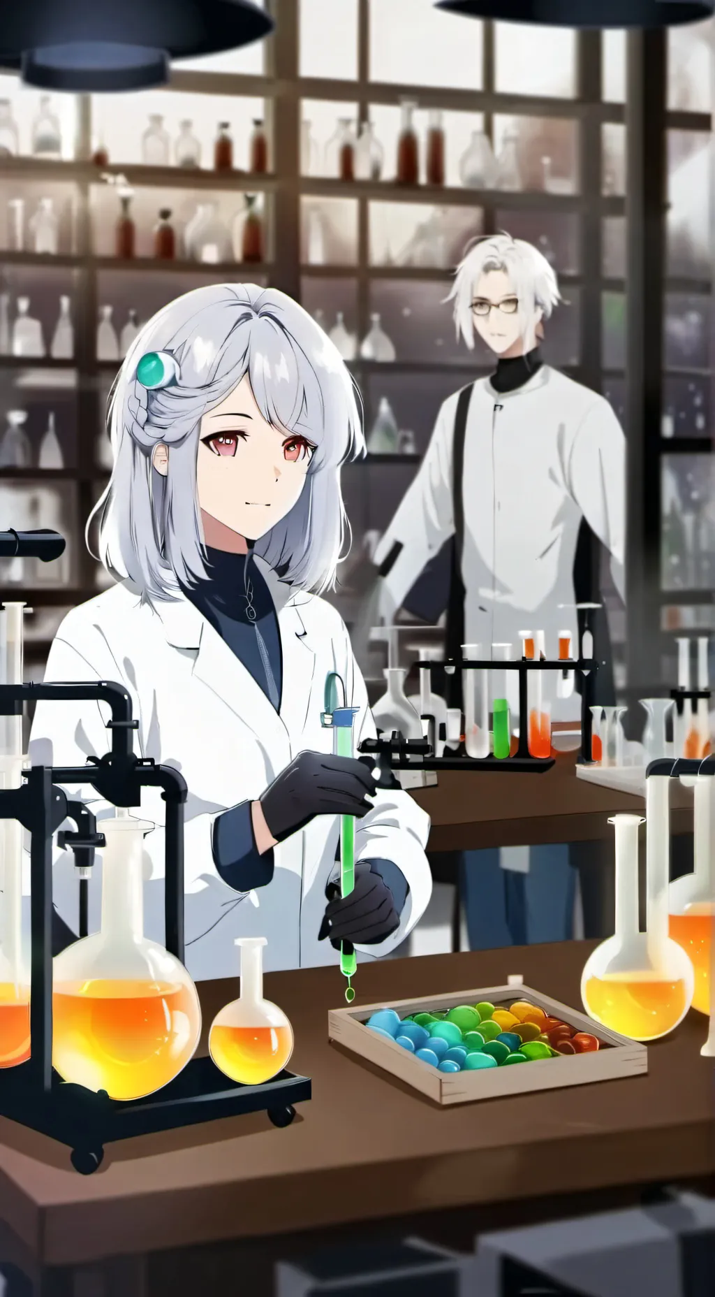 ai character: Creador de Waifus background