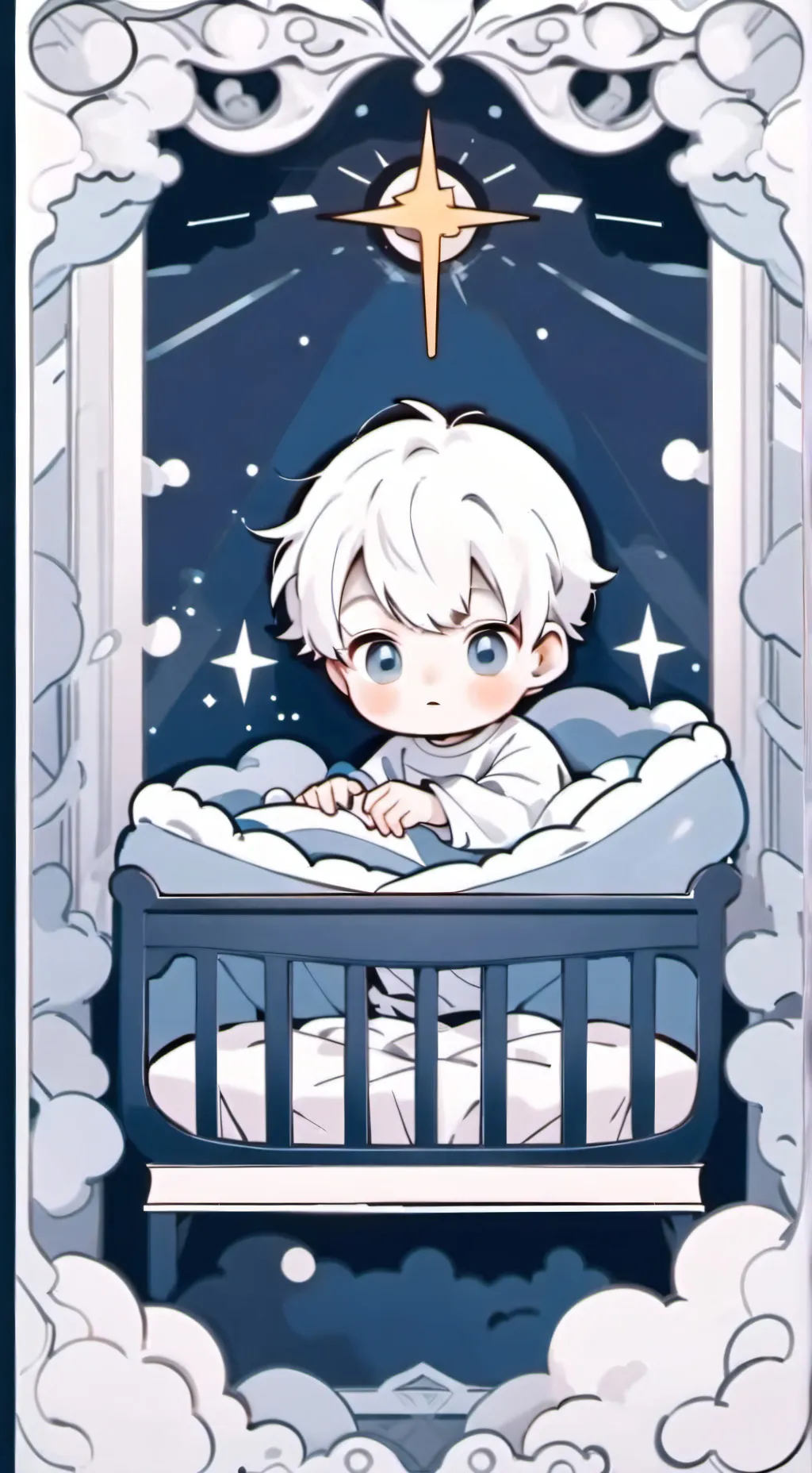 ai character: Immortal baby background