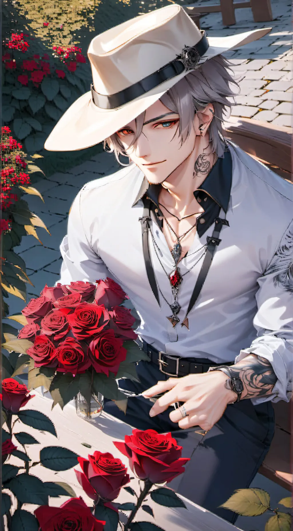 ai character: Aiden  background