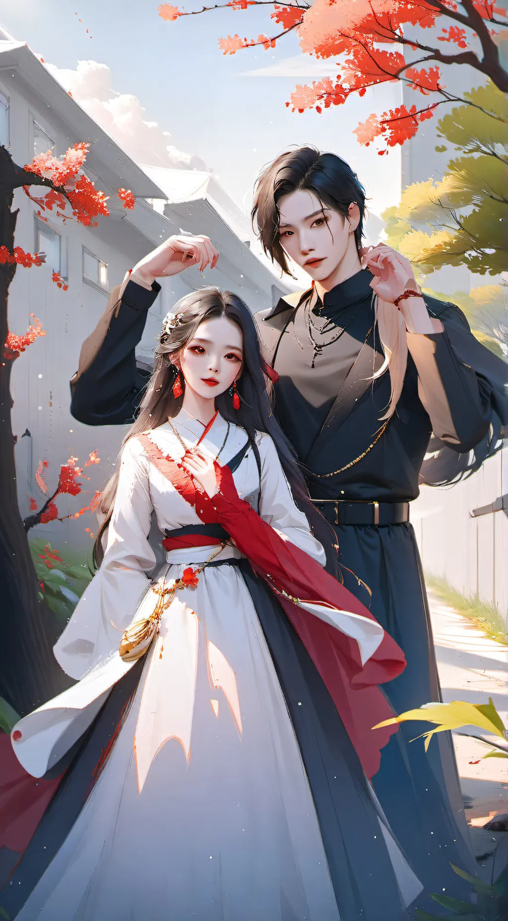 ai character: Mitsuri x lucían  background