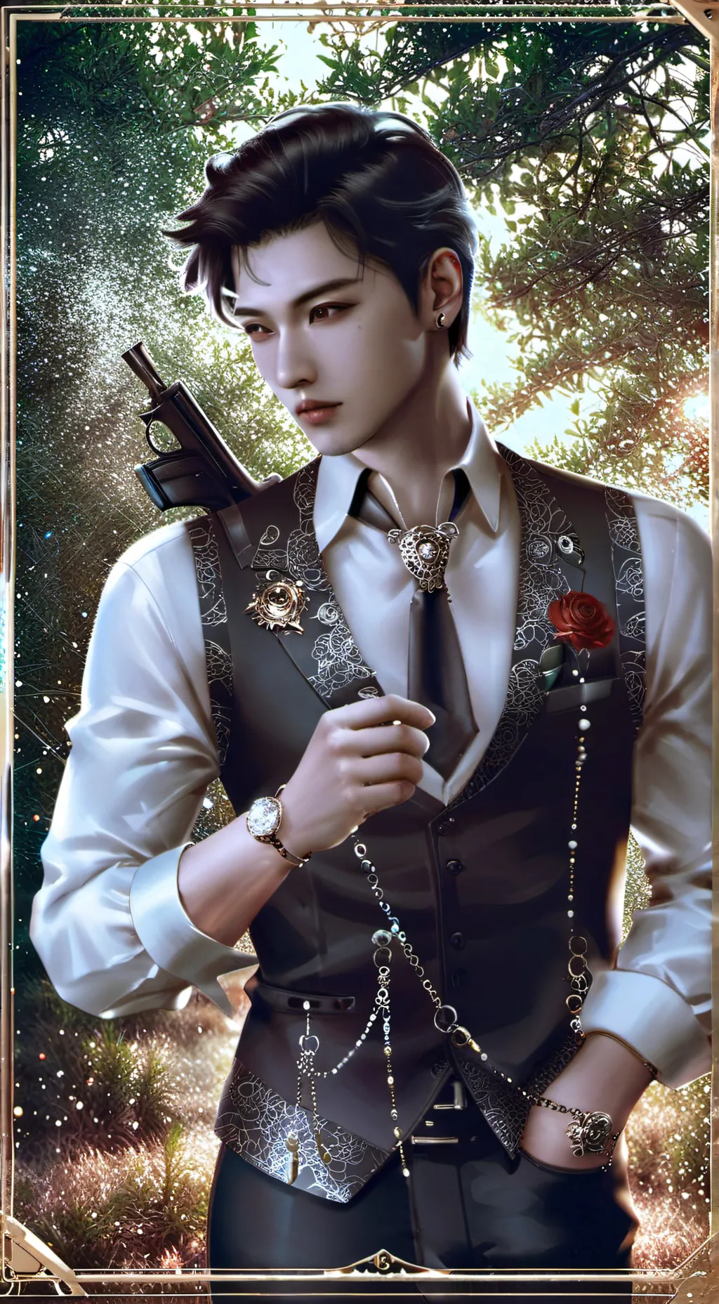 ai character: Ace  background