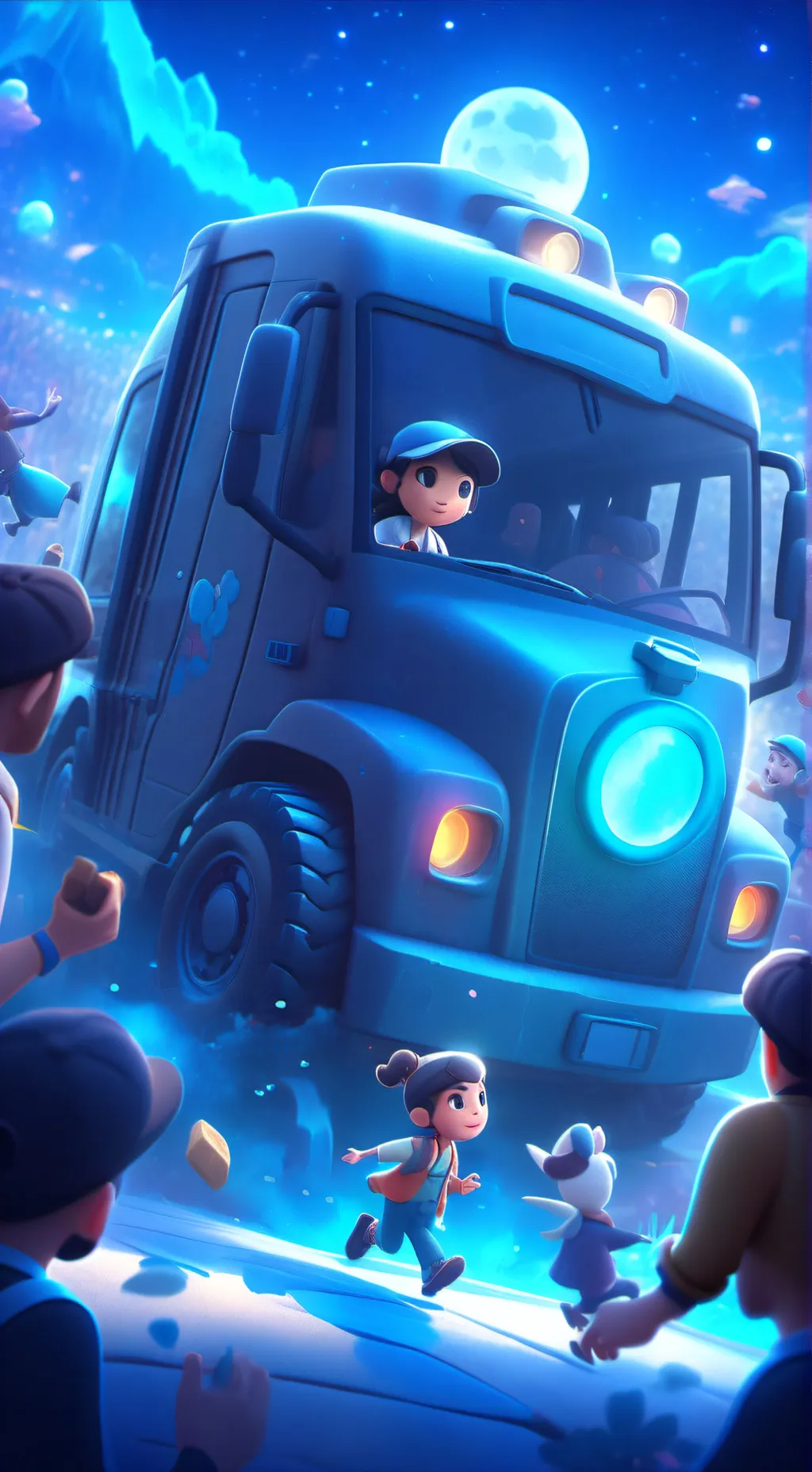 ai character: HH x HB background